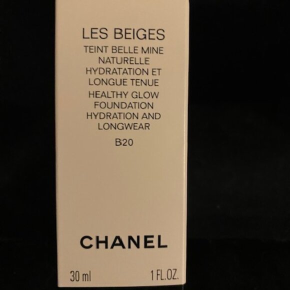 CHANEL les beiges healthy glow foundation Hydration And Longwear B20 - Picture 1 of 2